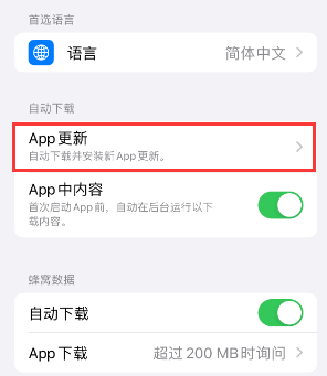 丽江苹果15维修中心如何让iPhone15APP自动更新